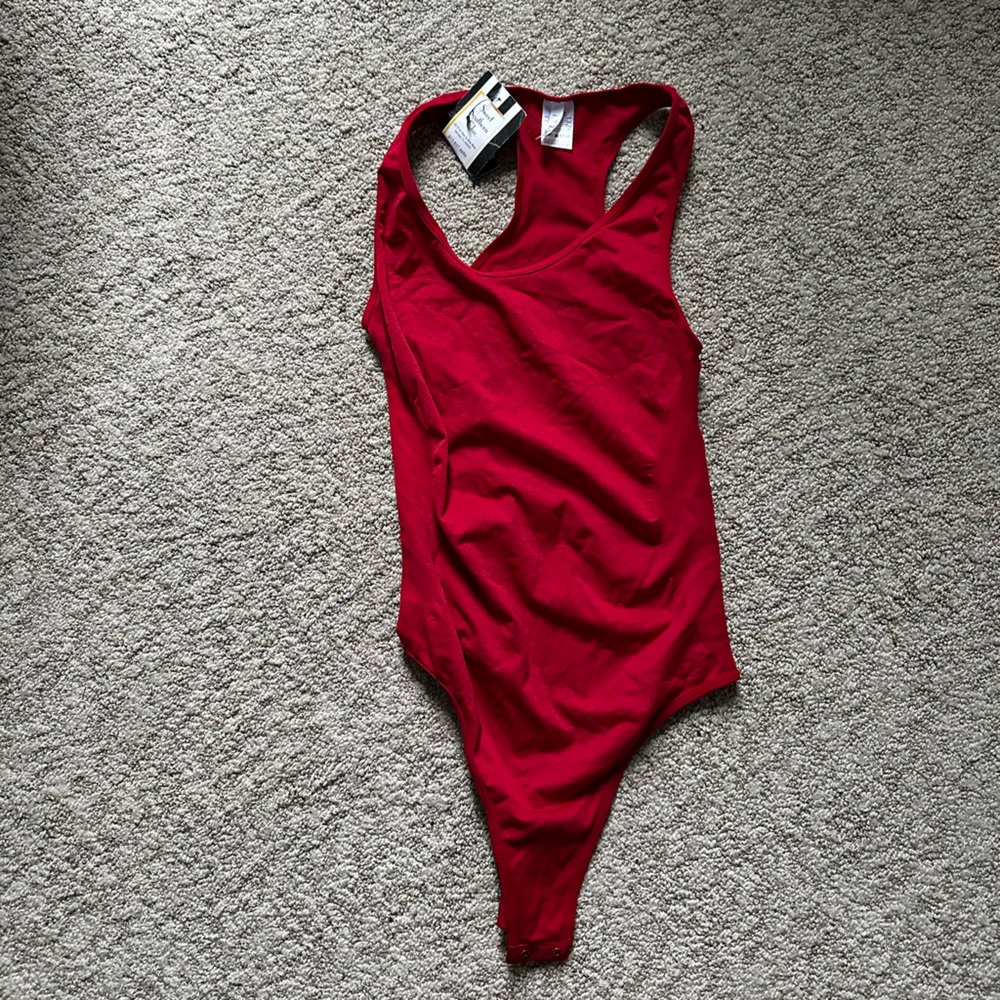 Buttery Red Body Suit